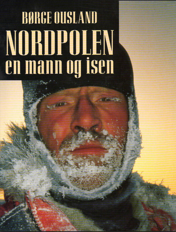Nordpolen en mann og isen